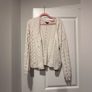 Wild Fable Off-White Cable Knit Sweater